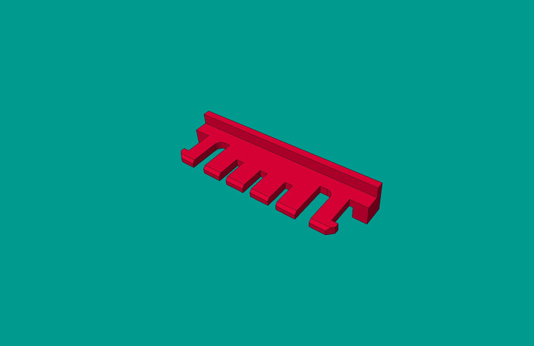 2.0間距，A2008S-6鎖片紅色