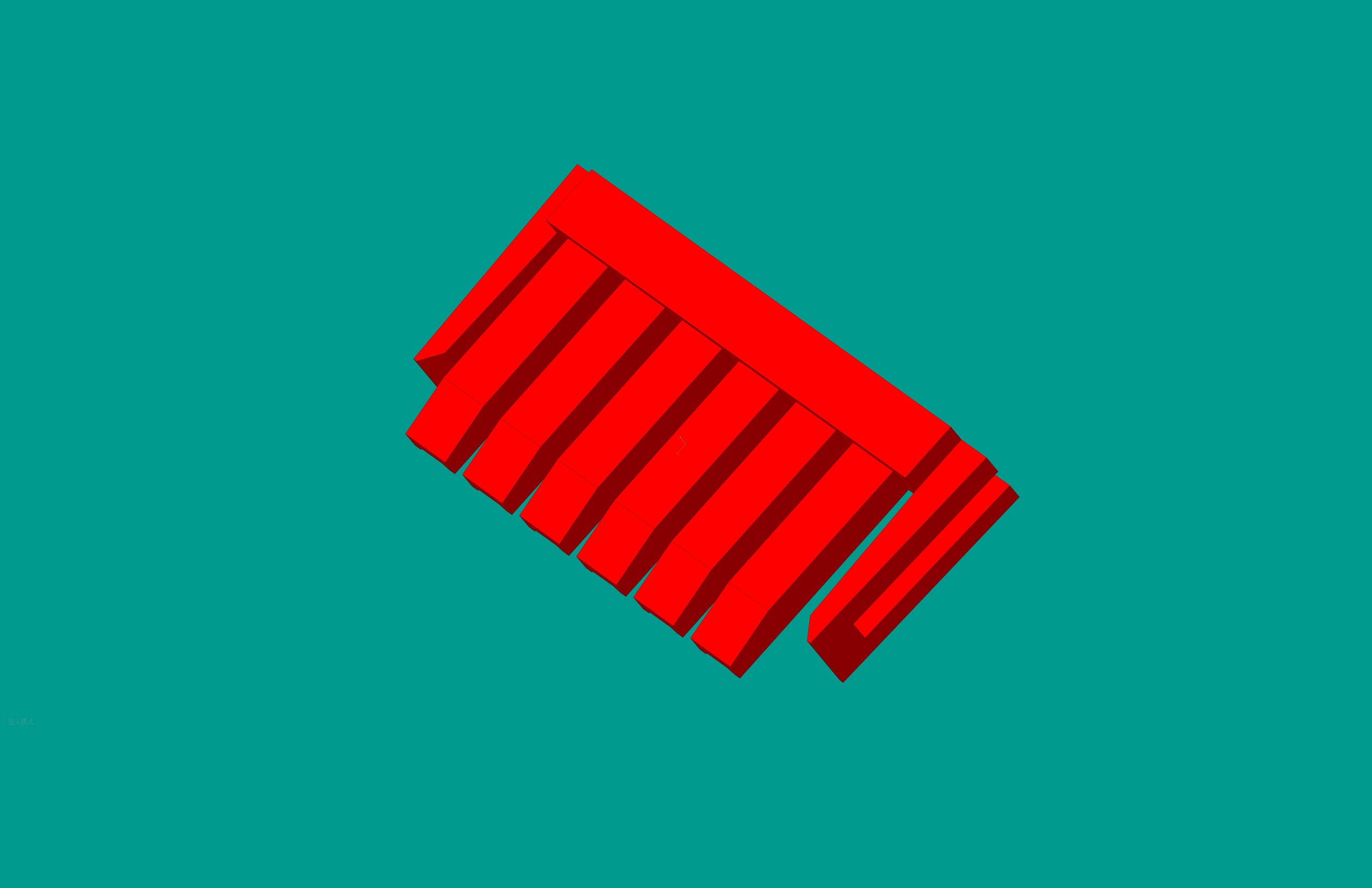 2.0間距，PNIS-06V鎖定片/紅色/