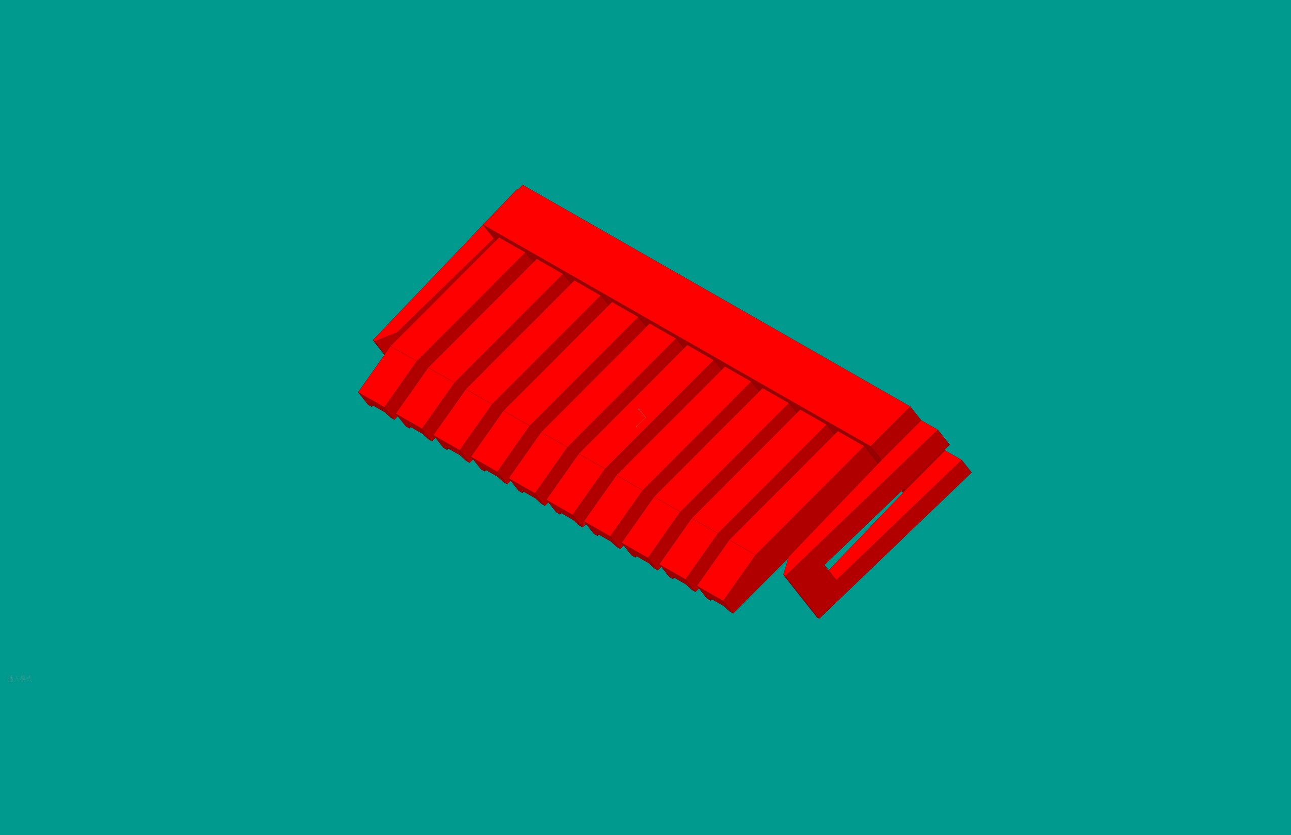 2.0間距，PNIS-10V鎖定片/紅色/