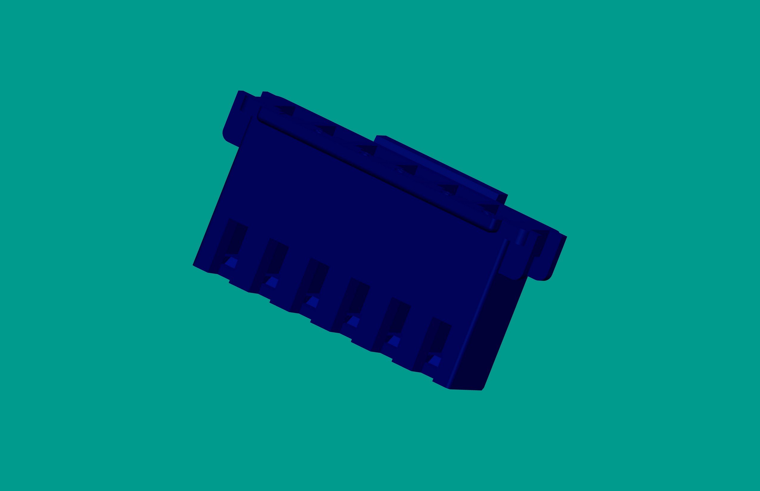 XHD帶扣塑件-6Y/藍(lán)色/高灼熱絲