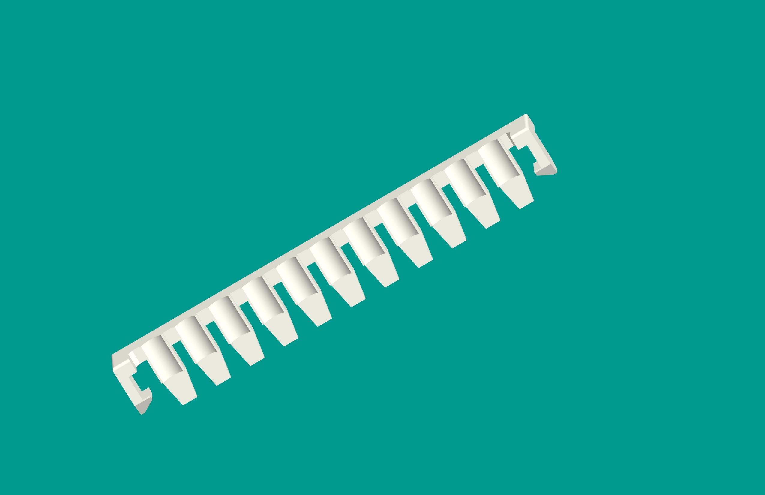 XH正扣鎖片-11S白色-PA66+GF