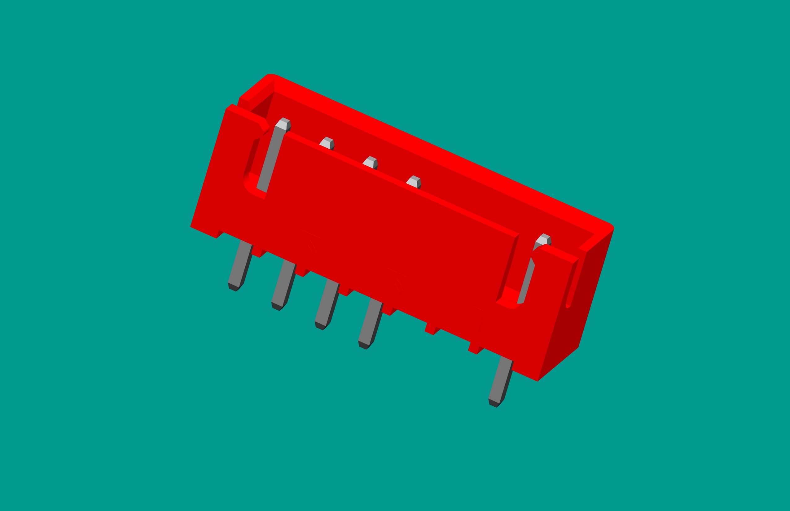 XH-7A5(缺第2、3針)立式針座紅色/普通PA66