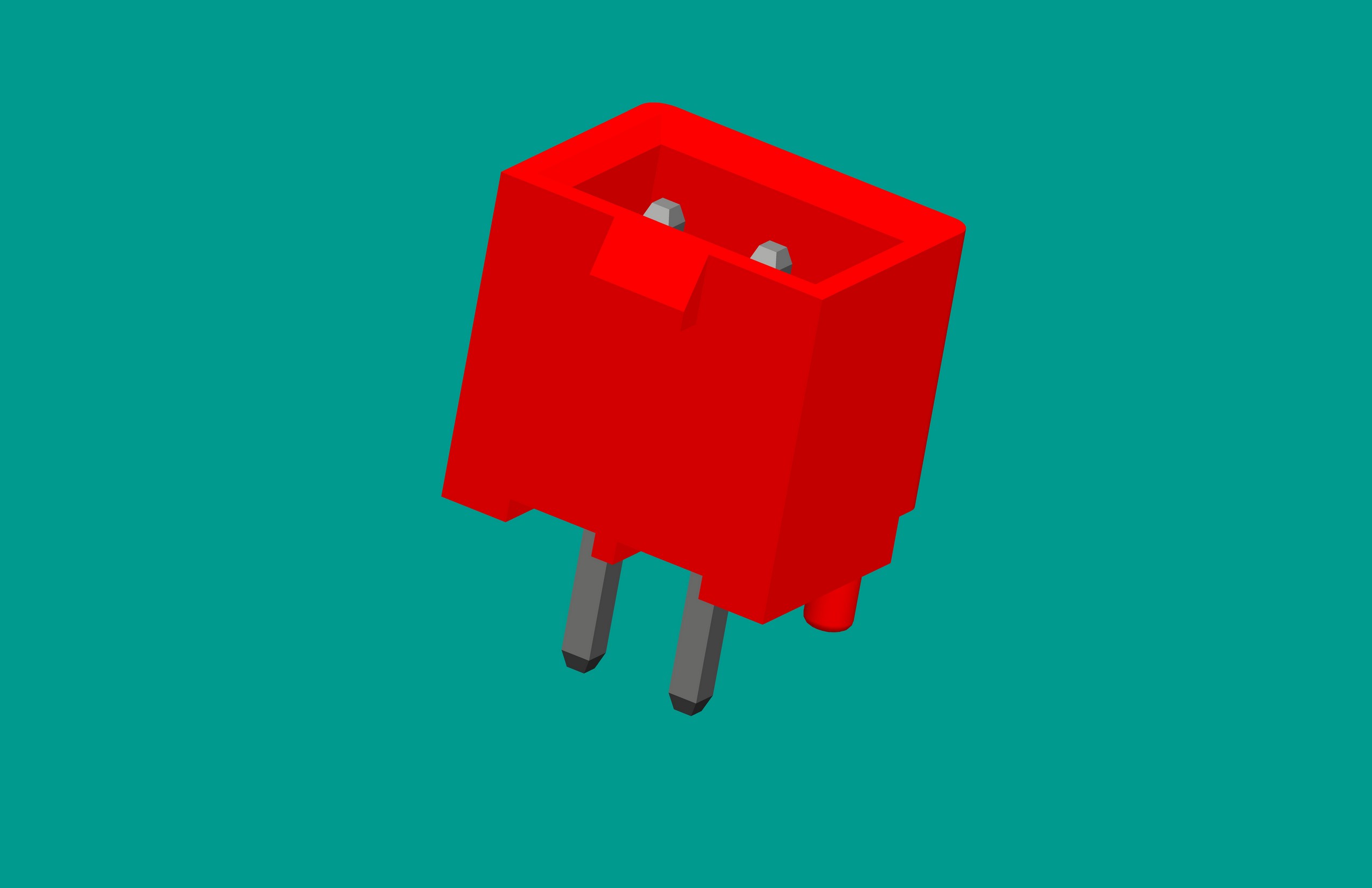 XH帶扣帶定位針座-2直針 紅色（無K點(diǎn)）