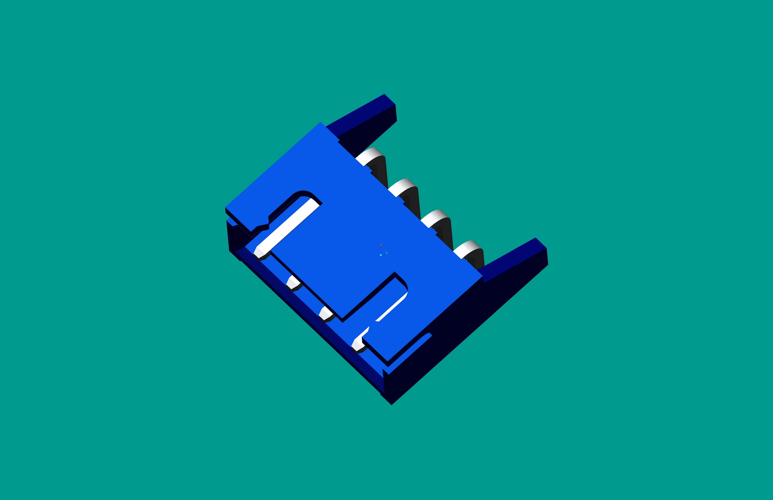 XH-4QA(有保護腳高彎）藍(lán)色普通PA66