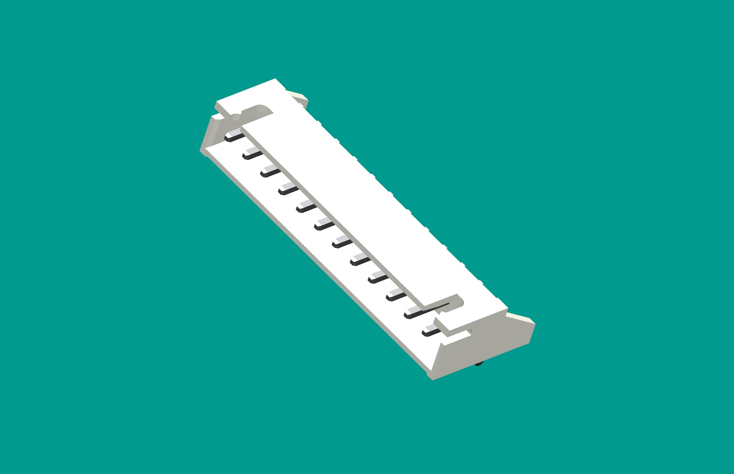 XH-12QA白色普通PA66(有保護腳高彎）