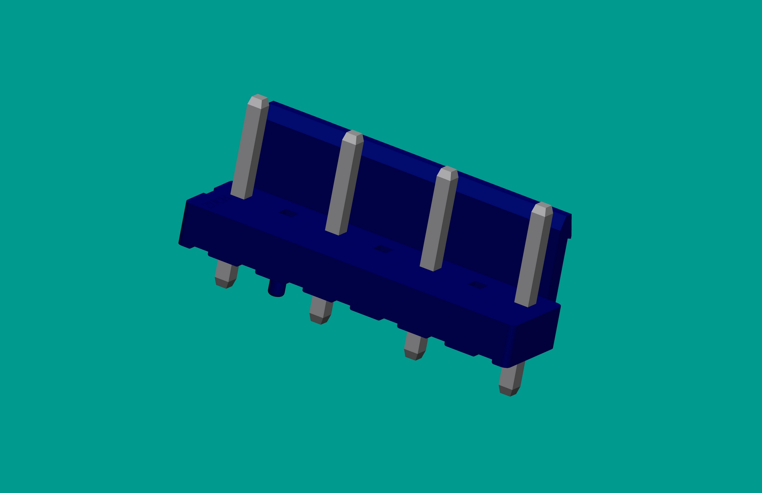 VH7A半包(缺2、4、6針)藍(lán)色帶定位針座