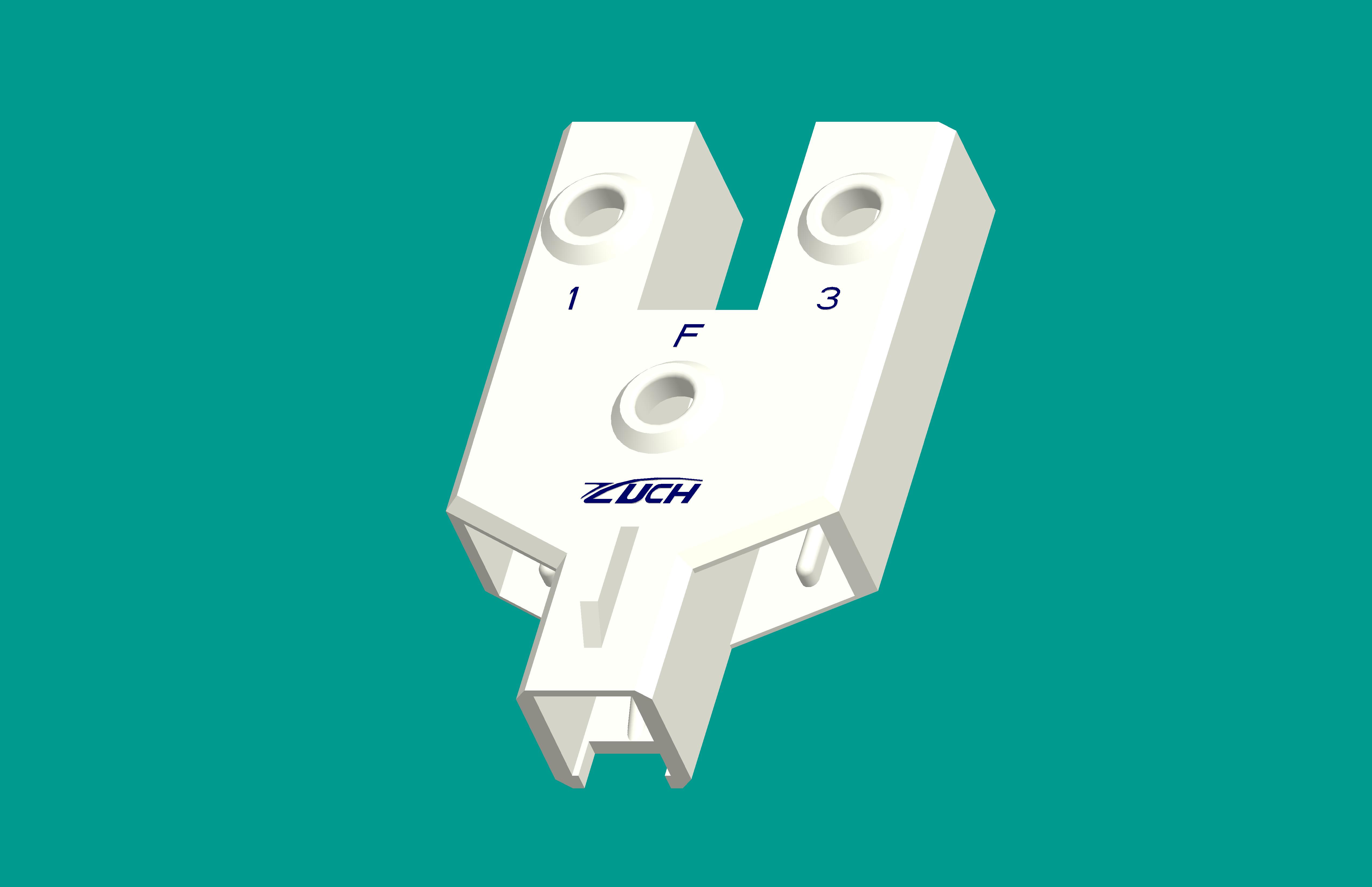 5806壓縮機(jī)塑殼B(3孔)/本色/高灼熱絲
