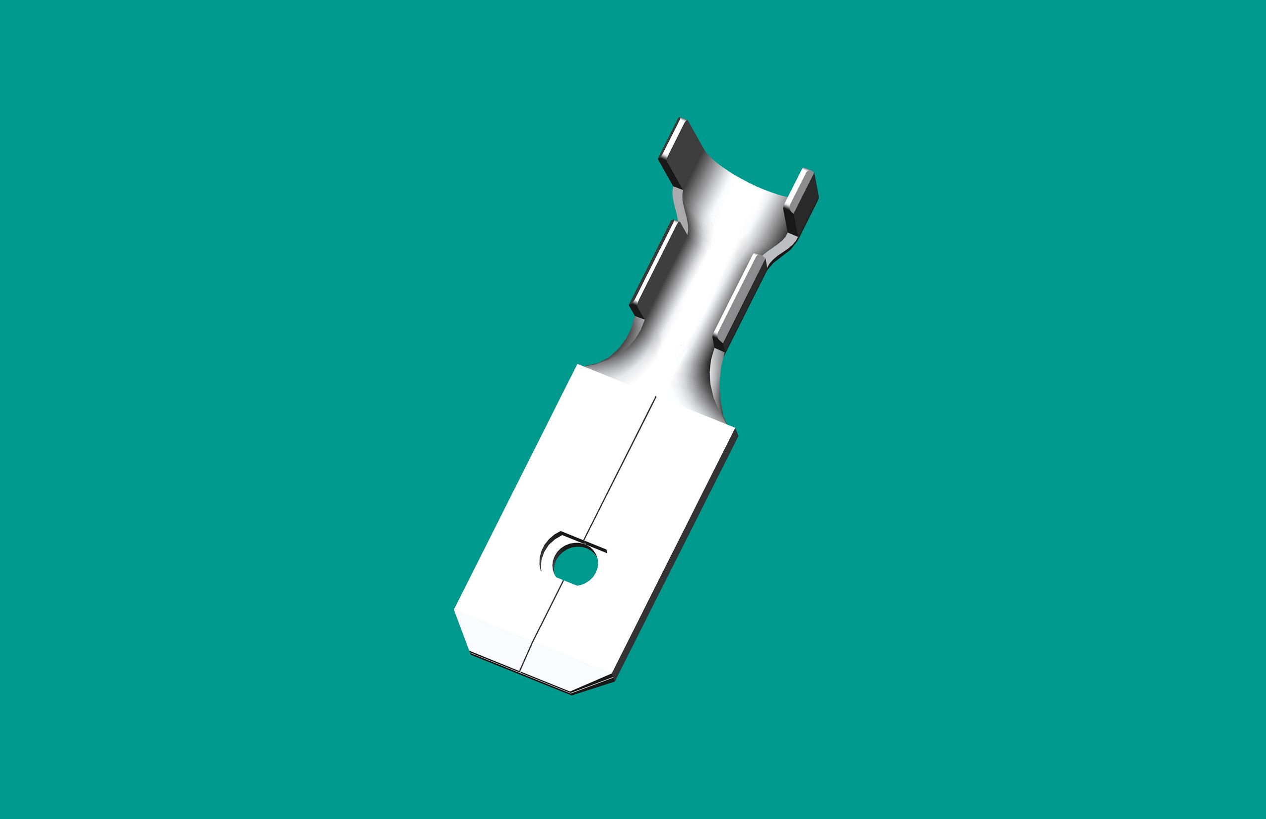 250無(wú)刺短插片直連中腳